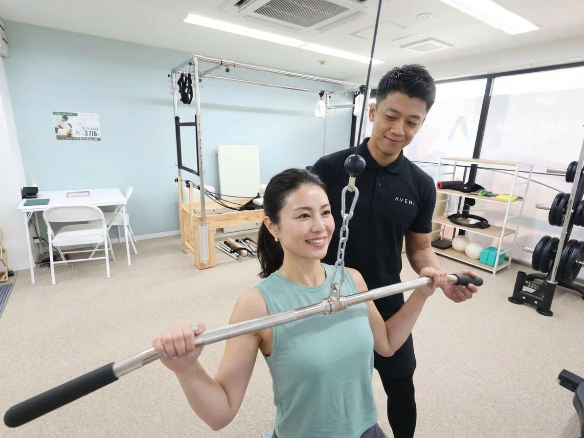 Replace_the_trainers_face_and_hairstyle_in_the_fi-1765699046610