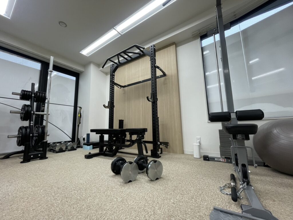 パーソナルジムアヴニール箕面船場西店のトレーニングスペース