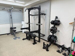 パーソナルジムアヴニール神戸三宮店のトレーニングスペース